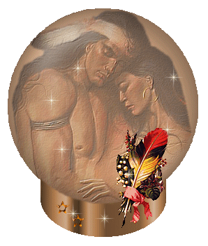 Globe Couple d'amoureux indiens